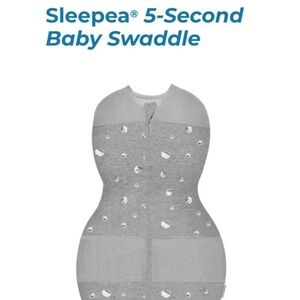 Sleepea Gray Five Second Swaddle